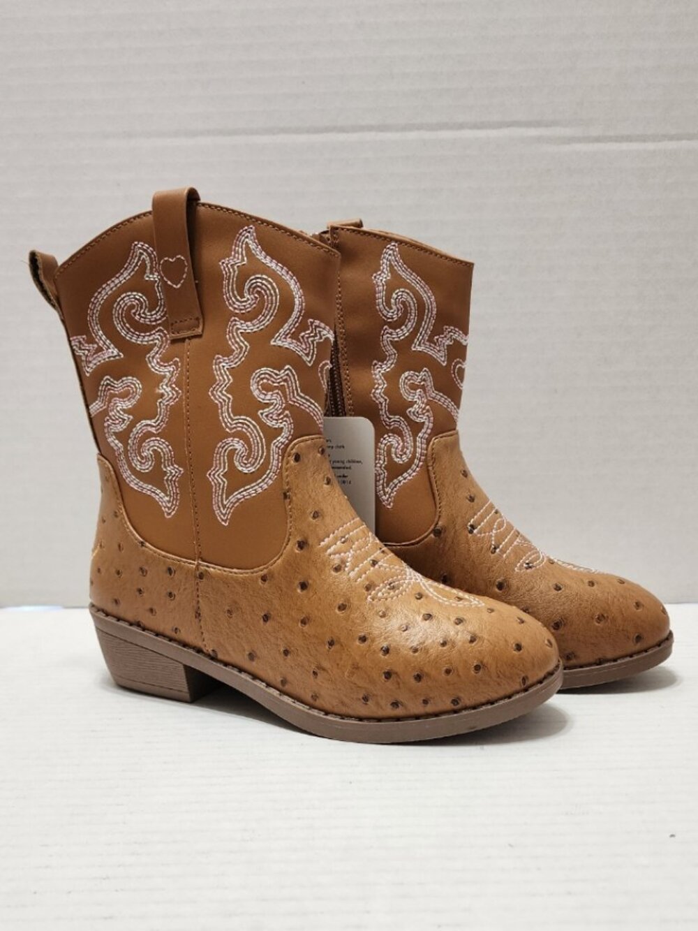 New Pawz Western Boots - Brown - Girls Size 1